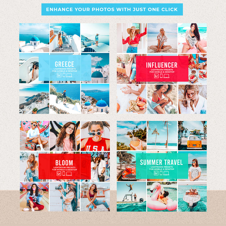 VIBRANT BUNDLE PRESETS | 12 PACKS (MOBILE + DESKTOP) - Presetsh