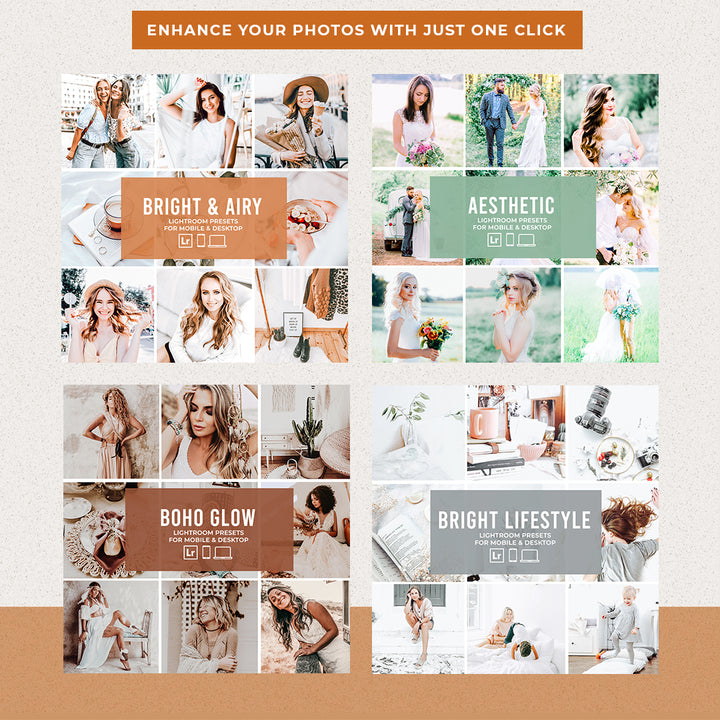 WEDDING BUNDLE PRESETS | 20 PACKS (MOBILE + DESKTOP) - Presetsh