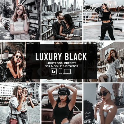 Luxury Black Lightroom Presets Collection - Presetsh