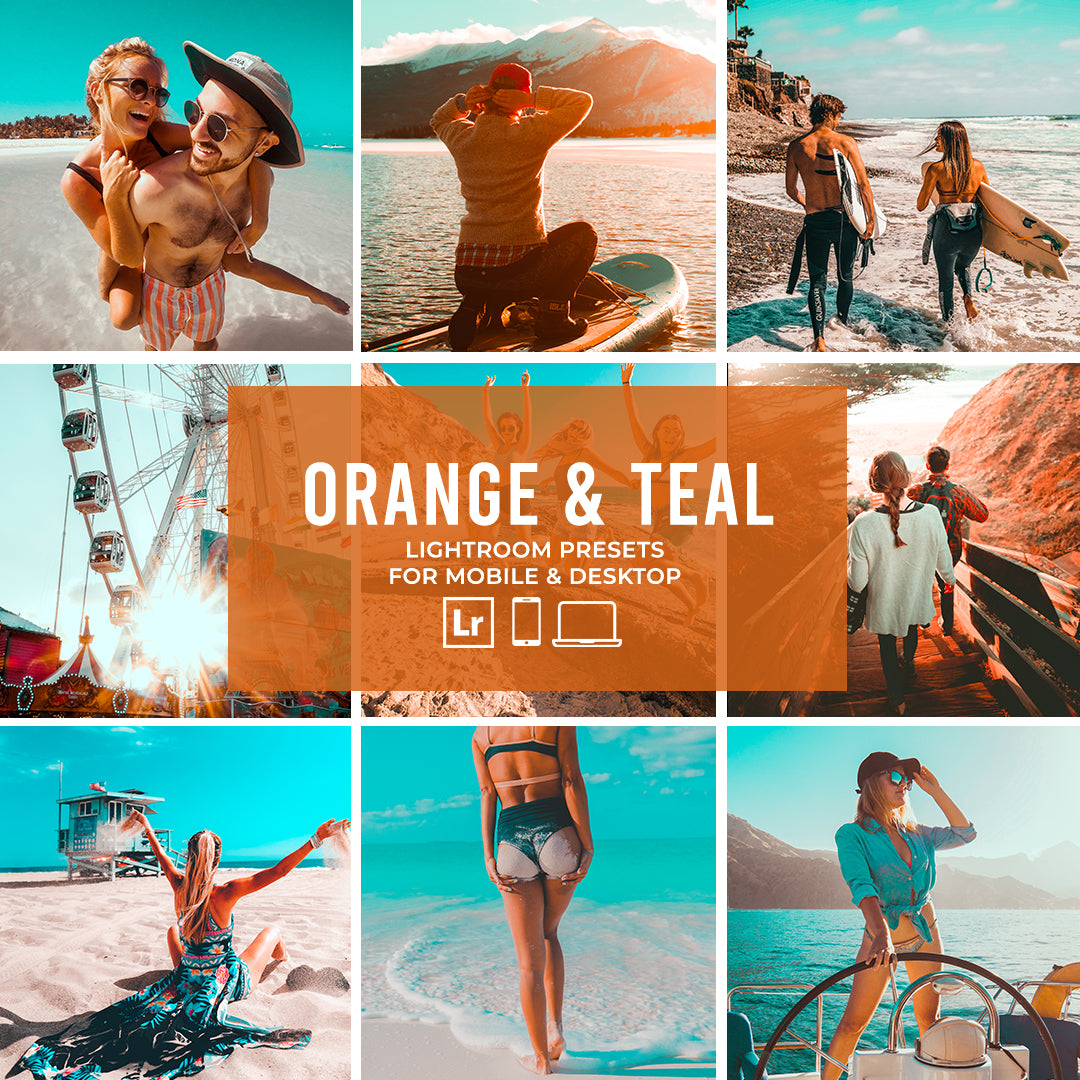 Orange & Teal Lightroom Presets collection - Presetsh
