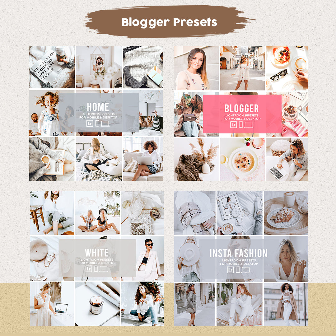 INFLUENCER LIGHTROOM PRESETS BUNDLE PACK (35 PACKS) - Presetsh