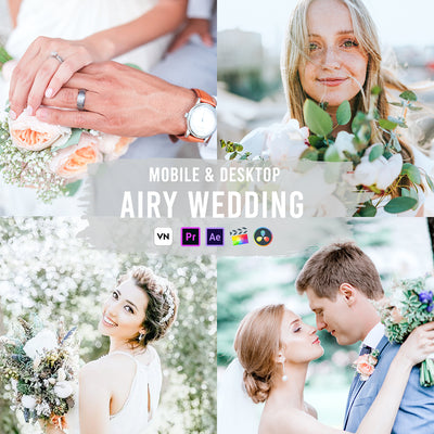 Airy Wedding Video Luts