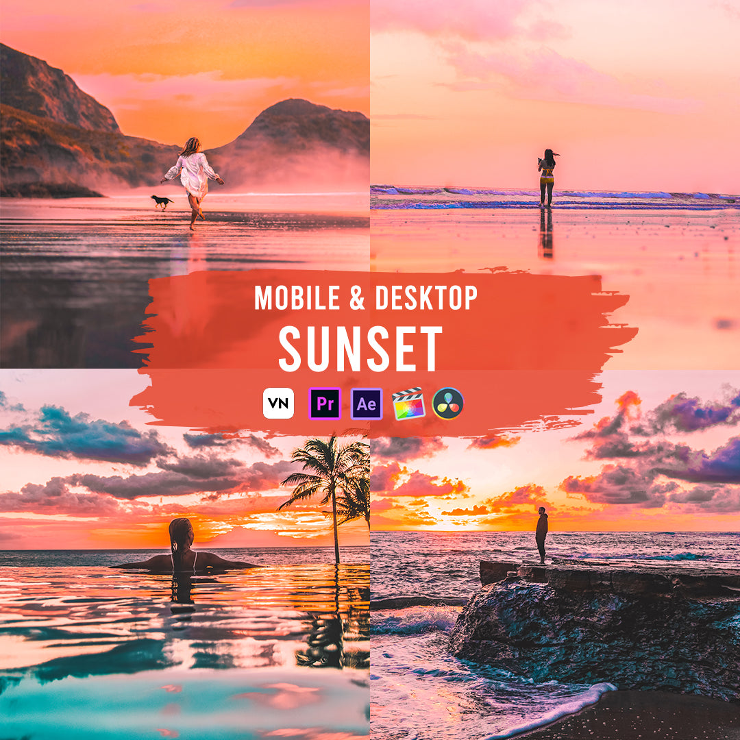 Sunset Video Luts Collection (Mobile & Desktop)