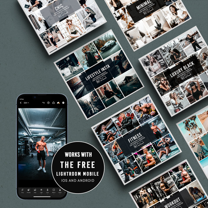 FITNESS BUNDLE PRESETS | 12 PACKS (MOBILE + DESKTOP) - Presetsh