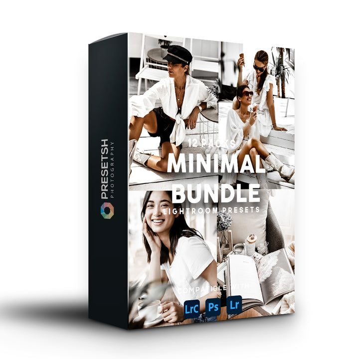 MINIMAL BUNDLE PRESETS | 12 PACKS (MOBILE + DESKTOP) - Presetsh