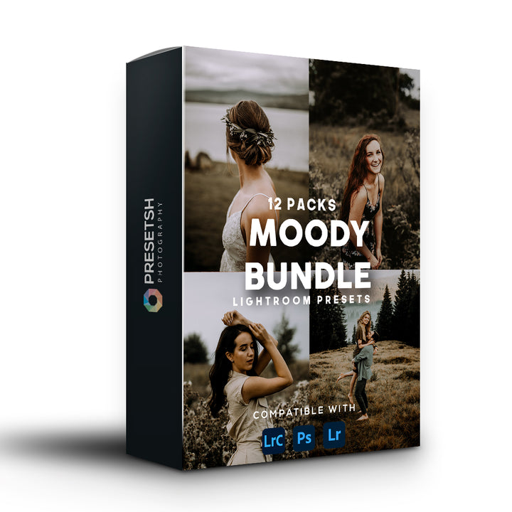 MOODY BUNDLE PRESETS | 12 PACKS (MOBILE + DESKTOP) - Presetsh