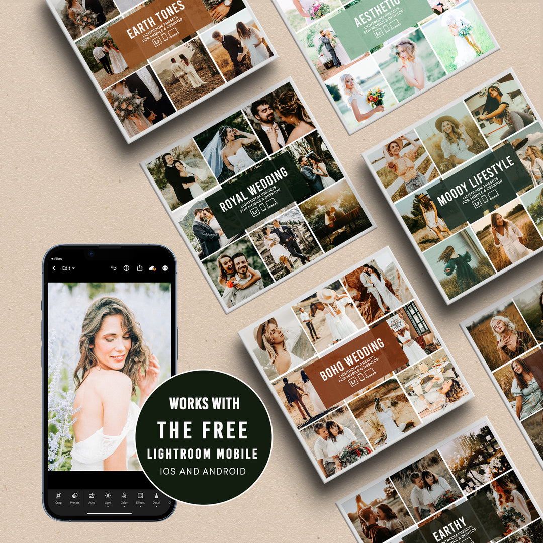 WEDDING BUNDLE PRESETS | 20 PACKS (MOBILE + DESKTOP) - Presetsh