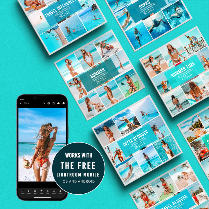 SUMMER BUNDLE PRESETS | 20 PACKS (MOBILE + DESKTOP) - Presetsh