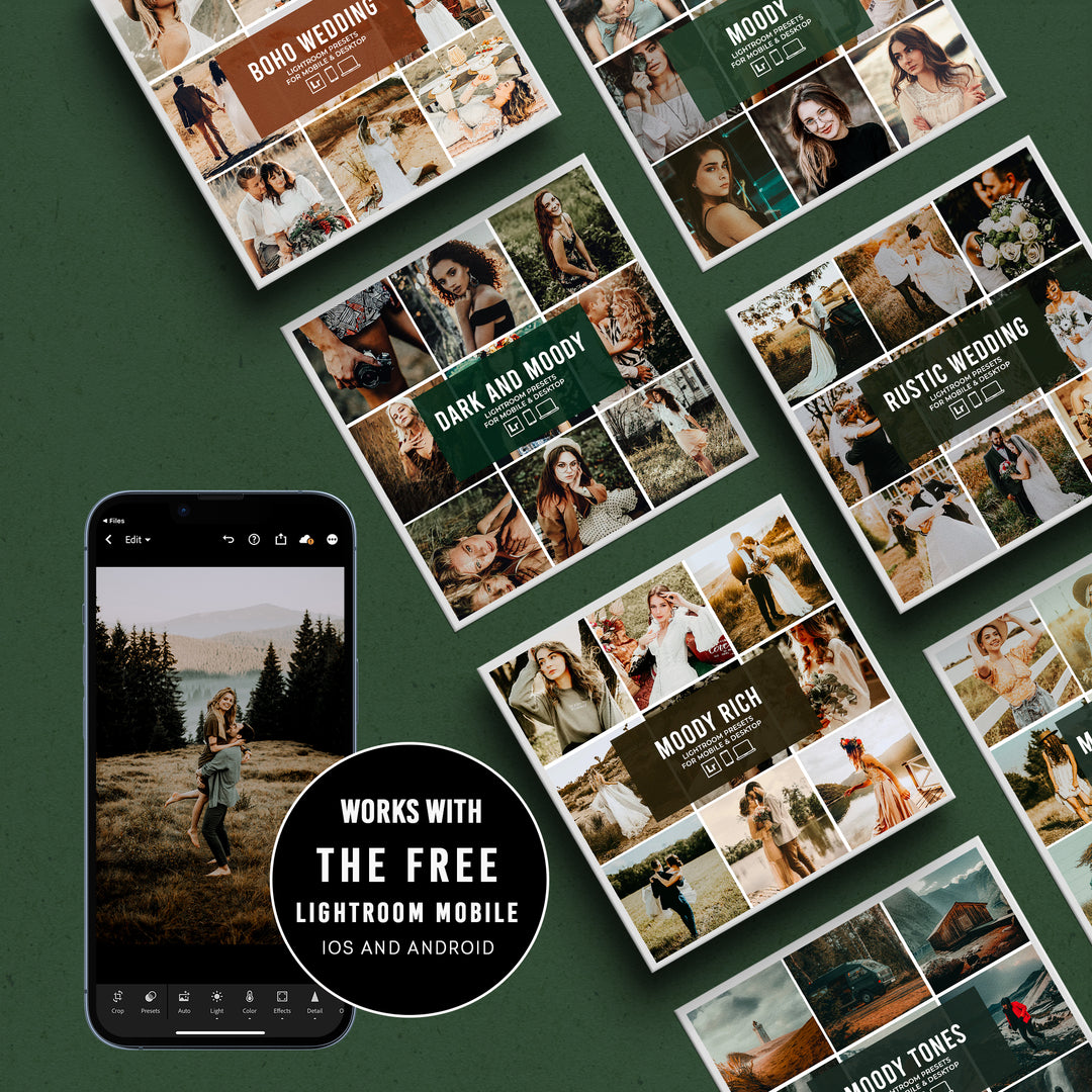 MOODY BUNDLE PRESETS | 12 PACKS (MOBILE + DESKTOP) - Presetsh