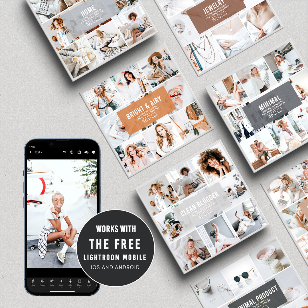 MINIMAL BUNDLE PRESETS | 12 PACKS (MOBILE + DESKTOP) - Presetsh
