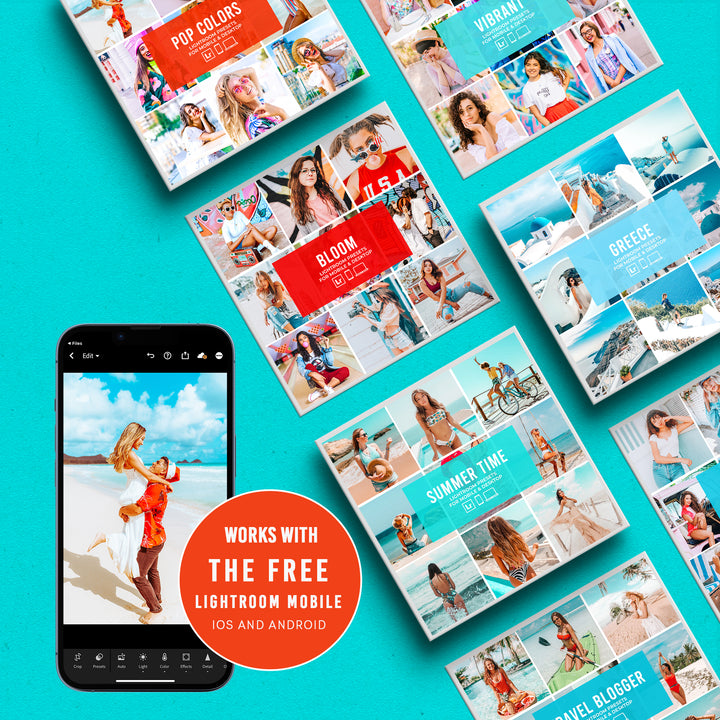 VIBRANT BUNDLE PRESETS | 12 PACKS (MOBILE + DESKTOP) - Presetsh